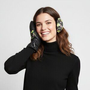 NWT UR Powered Bluetooth Ear Warmer + Fleece-Lined Puffer Gloves Bundle